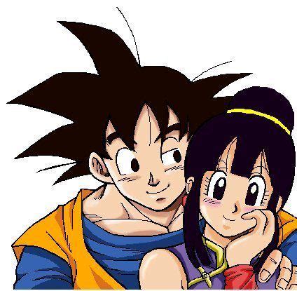 goku y su novia|goku y milk novio.